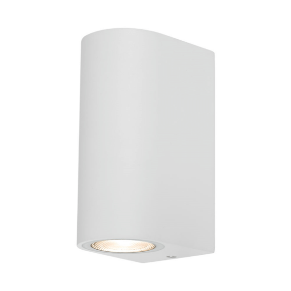 Nastenná lampa RITA v antracitovej farbe: kombinácia elegancie a výkonnosti s dvojitým osvetľovacím zdrojom GU10. Osvežte svoj interiér výberom tohto moderného kúsku
